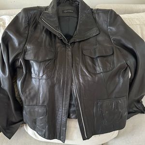 Soft leather jacket